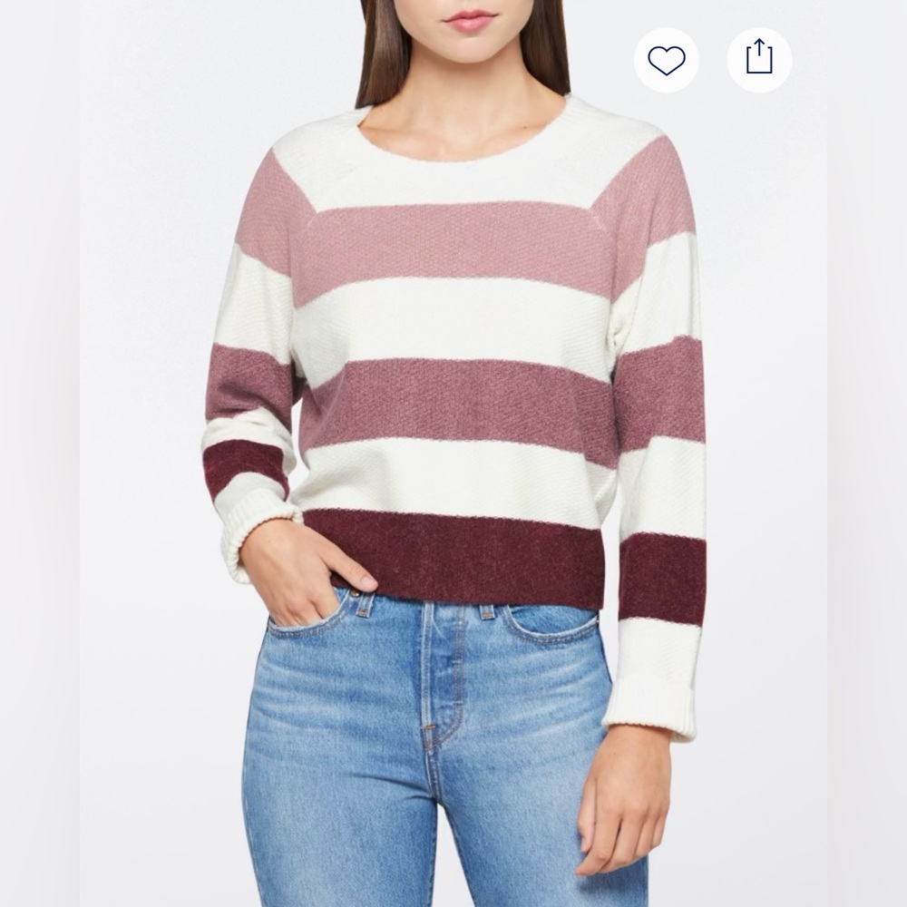PINQUE Florence Raglan Long Sleeve Sweater